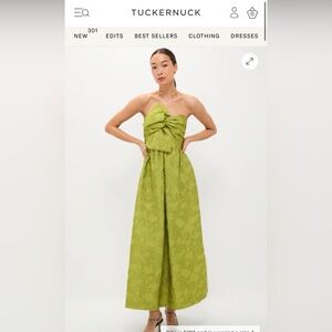 Tuckernuck Brocade Strapless Kathleen Gown